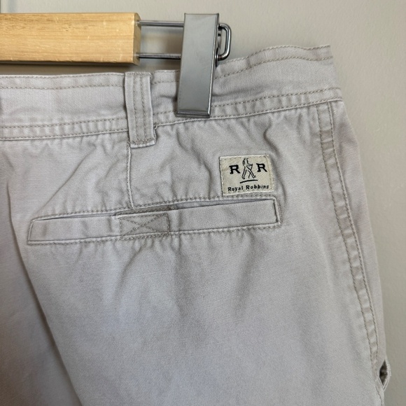 Royal Robbins Men's Canvas‎ Outdoor Chino Pants Beige Size 36/32 Hiking Festival - Picture 8 of 16